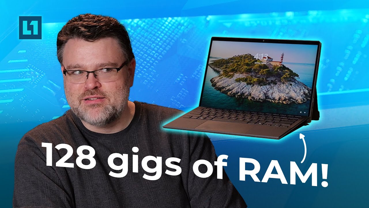 128 gigs of RAM in this ROG Flow Z13 Tablet!?