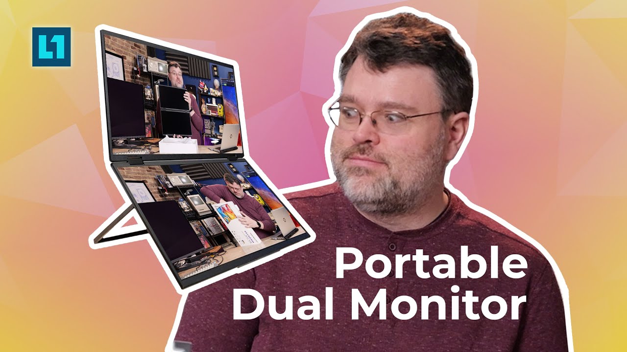 MinisForum's MDSA156 15.6" Dual Portable Monitor Quick Overview