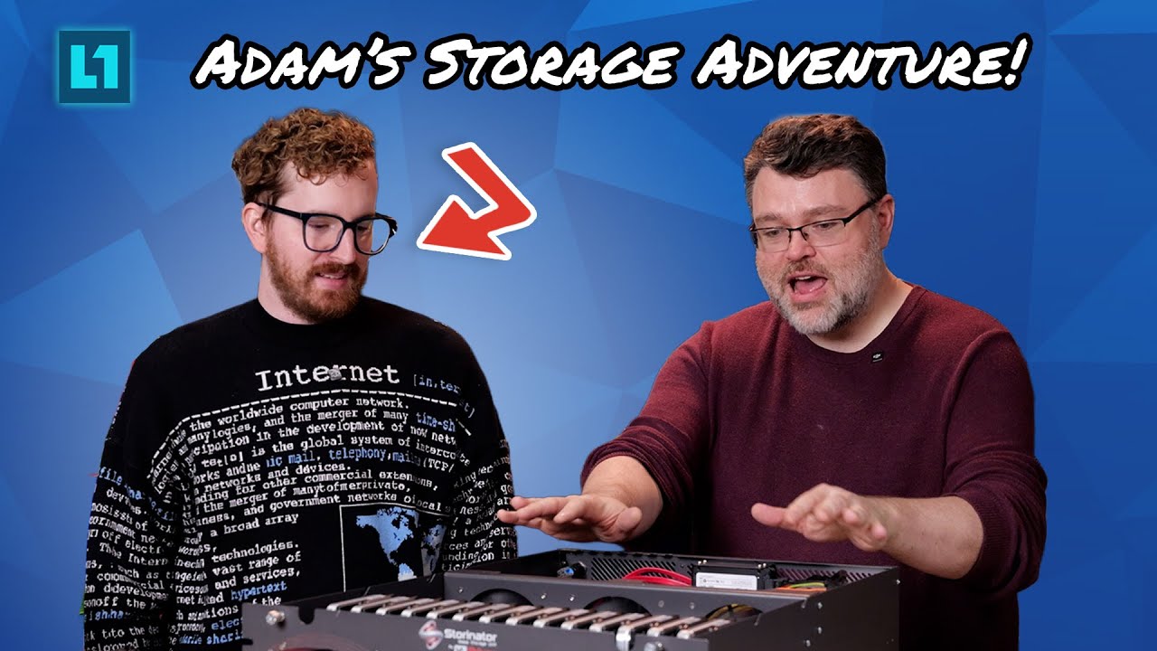 Adam/EposVox and Wendell's Storinator Storage Upgrade Adventure! Level1Diagnostic