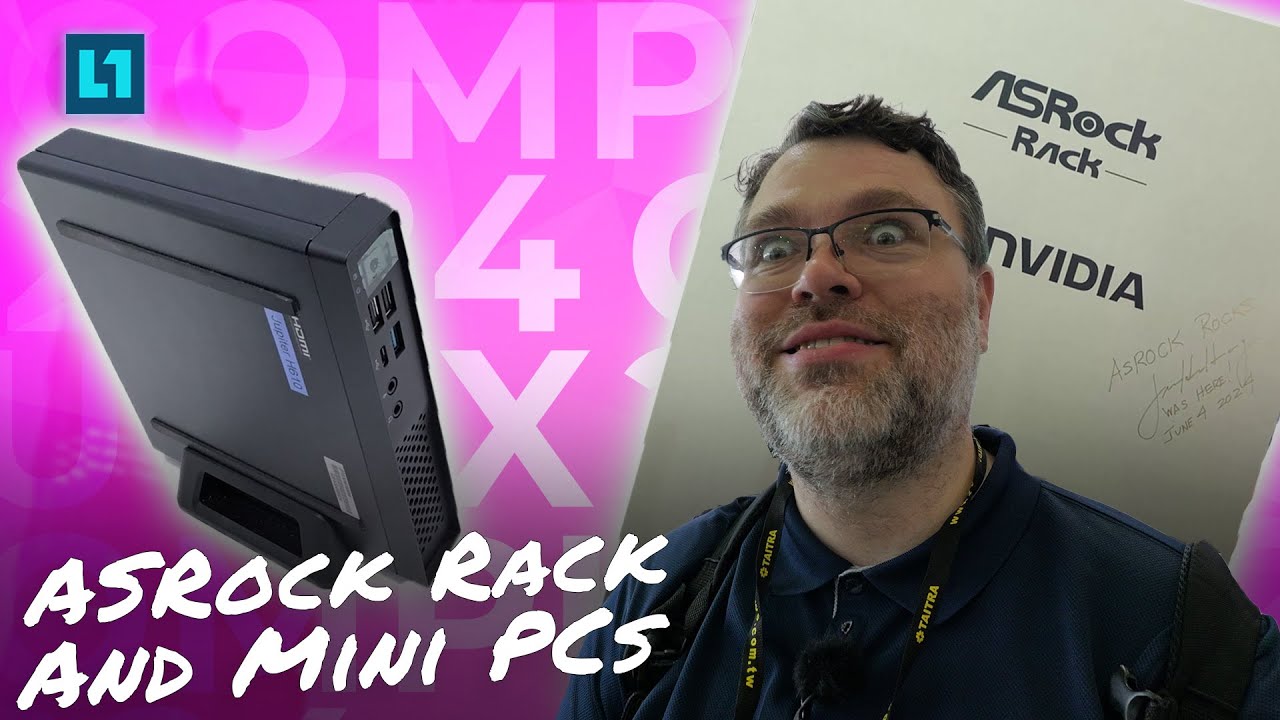 Checking Out ASRock's Mini PCs and Superpowered Rack Servers @ Computex 2024!