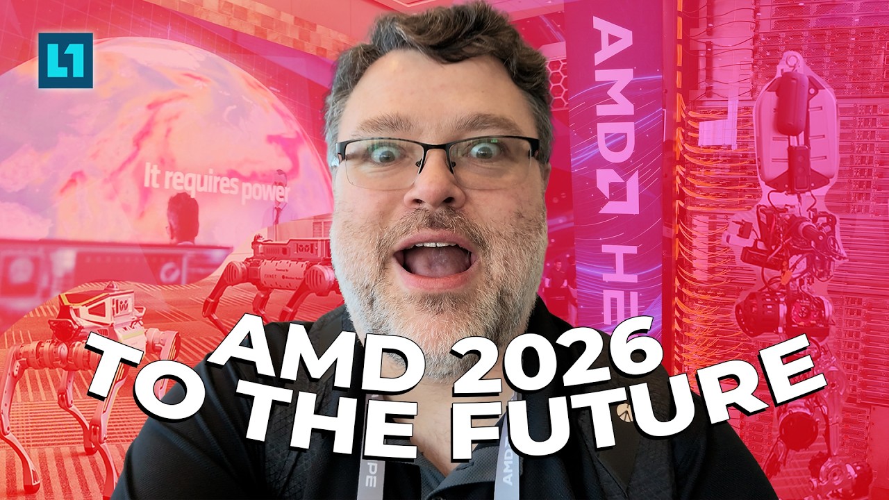 Wendell and Robots at AMD's Advancing AI Event