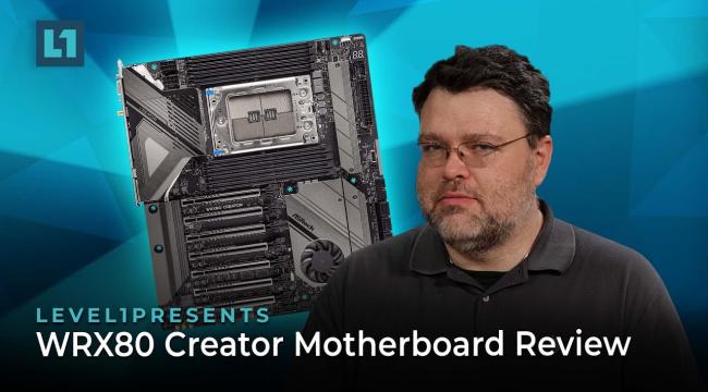 ASRock WRX80 Creator Motherboard Review Thumbnail
