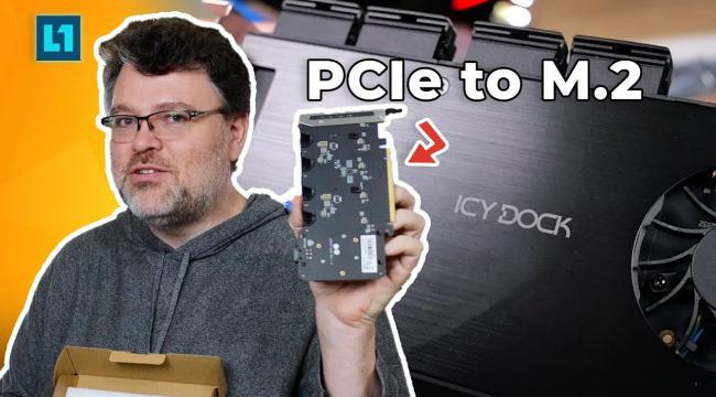 Taking a look at  ICY DOCK's Gen 5 M.2 Expander Featuring Crucial T705 Memory Thumbnail