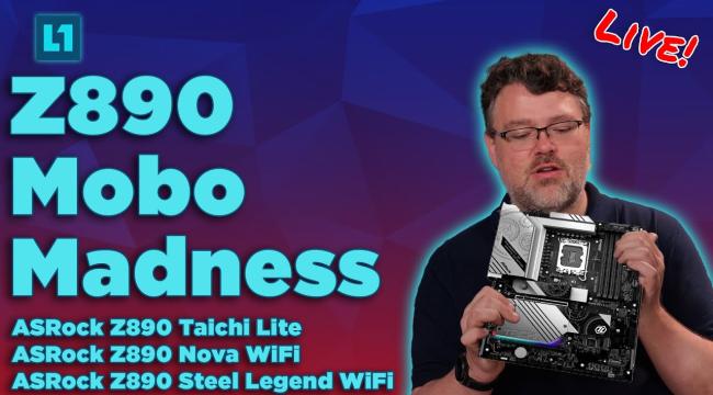 Live - Z890 Motherboard Unboxings And Chat! Thumbnail