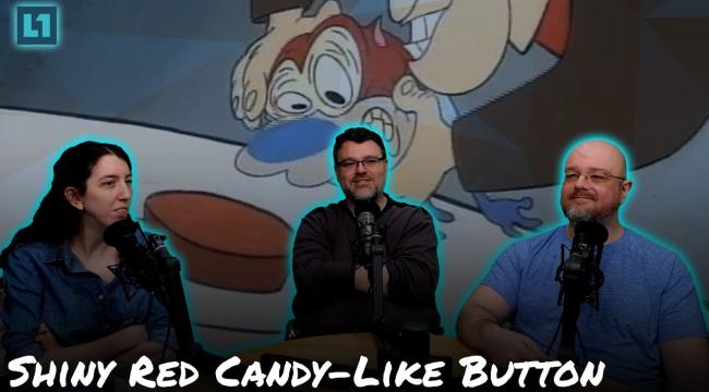 The Level1 Links With Friends Show April 8 2025: Shiny Red Candy-Like Button Thumbnail